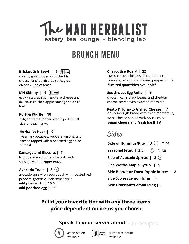 The Mad Herbalist - Clarksville, TN menu_pic