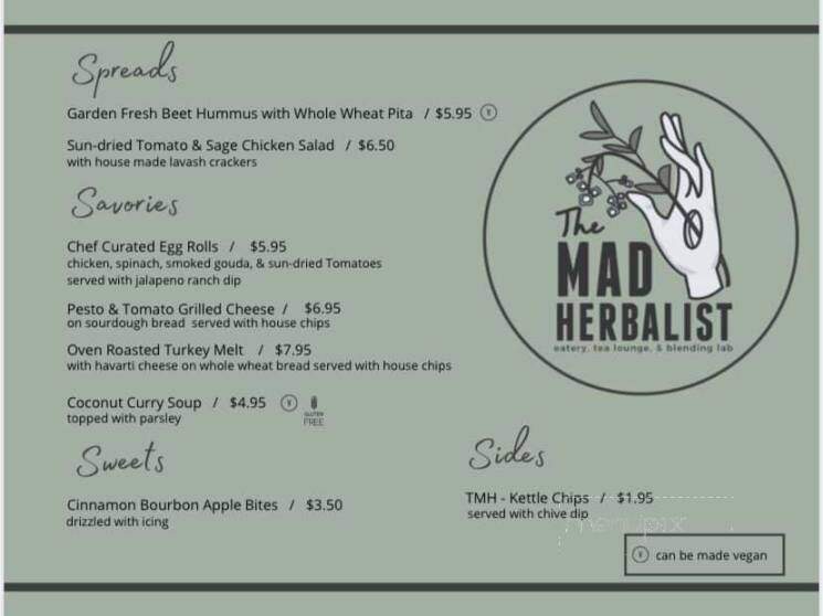 The Mad Herbalist - Clarksville, TN menu_pic