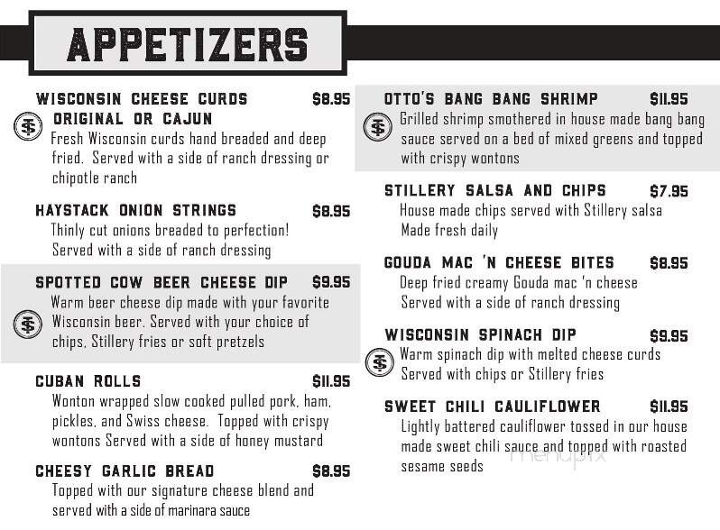 The Stillery - Richfield, WI menu_pic