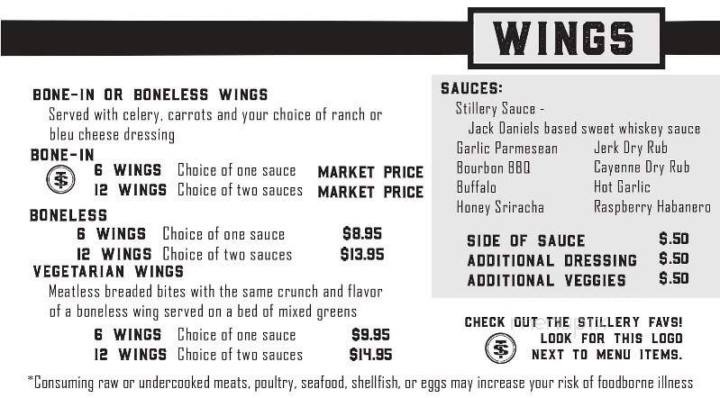 The Stillery - Richfield, WI menu_pic