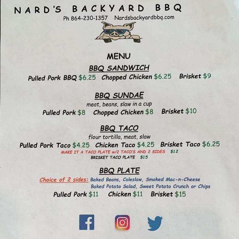 13 Stripes Brewery - Taylors, SC menu_pic