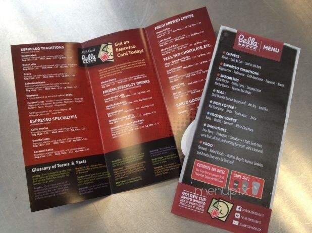 Bella Latte - Duncan, SC menu_pic