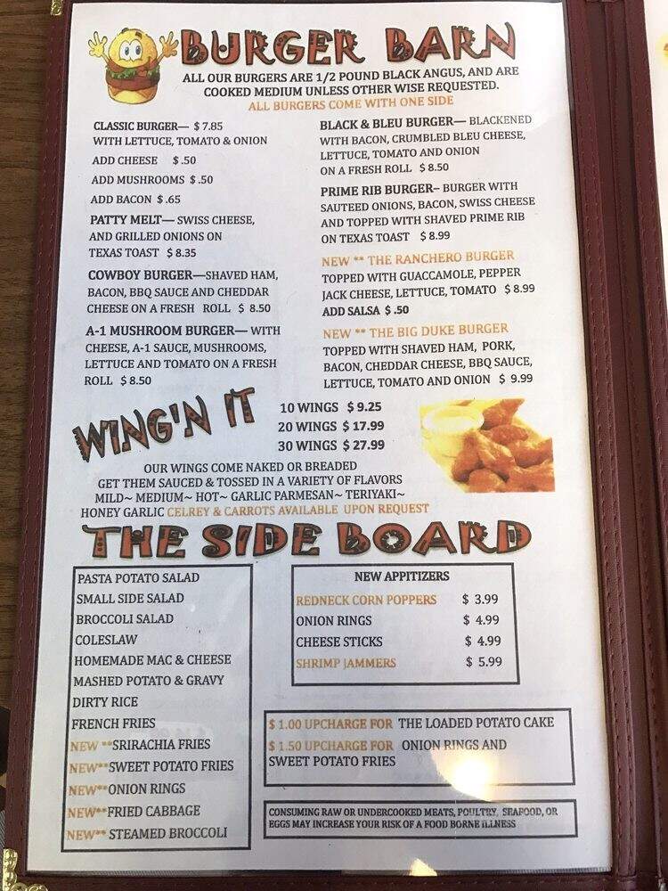 Citrus Grill - Dunnellon, FL menu_pic