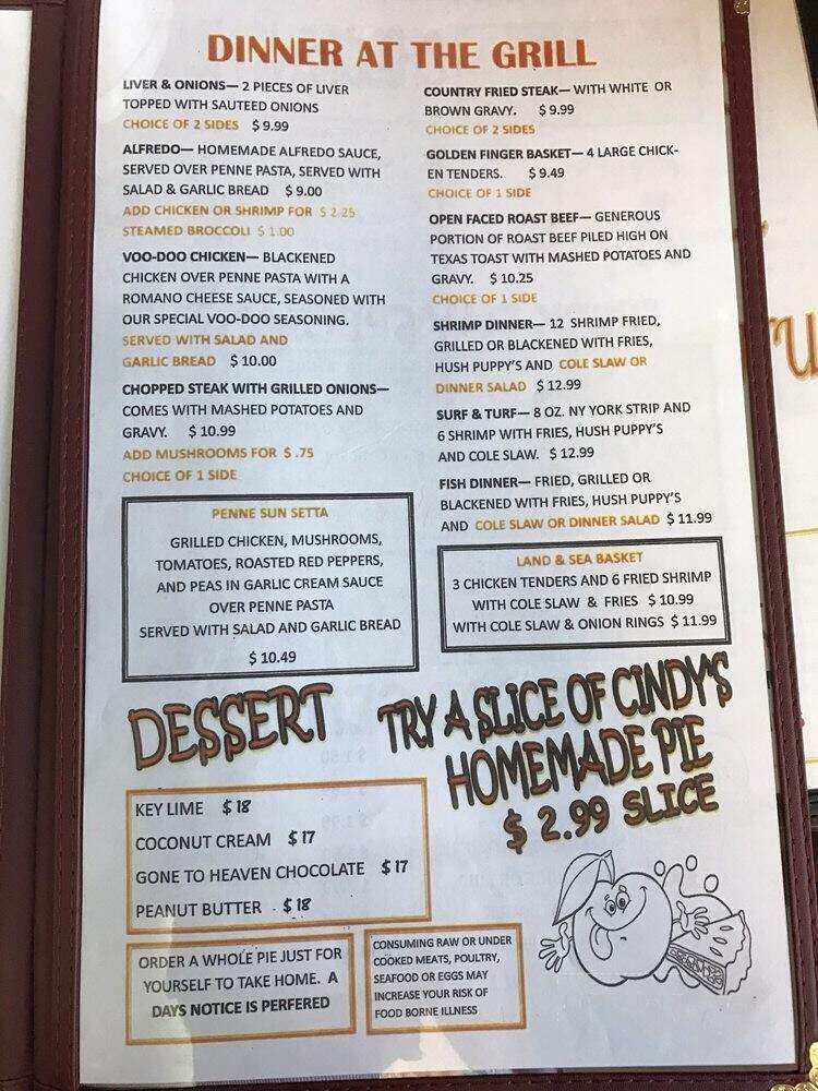 Citrus Grill - Dunnellon, FL menu_pic