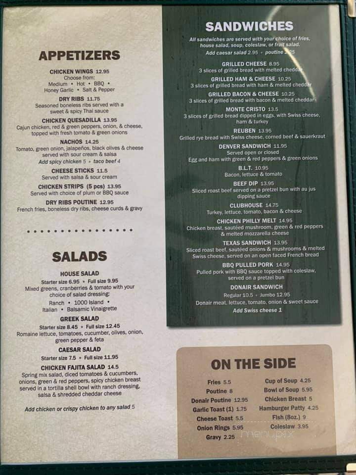 Country Boyz Restaurant - Ardrossan, AB menu_pic