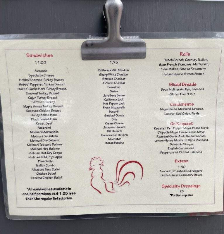 Domenico's Delicatessen - Danville, CA menu_pic