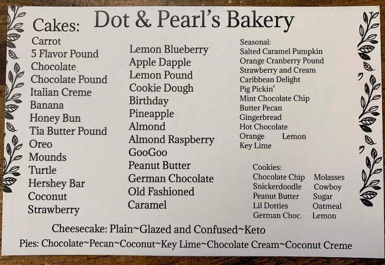 Dot and Pearls Coffee & Pastries - High Point, NC menu_pic