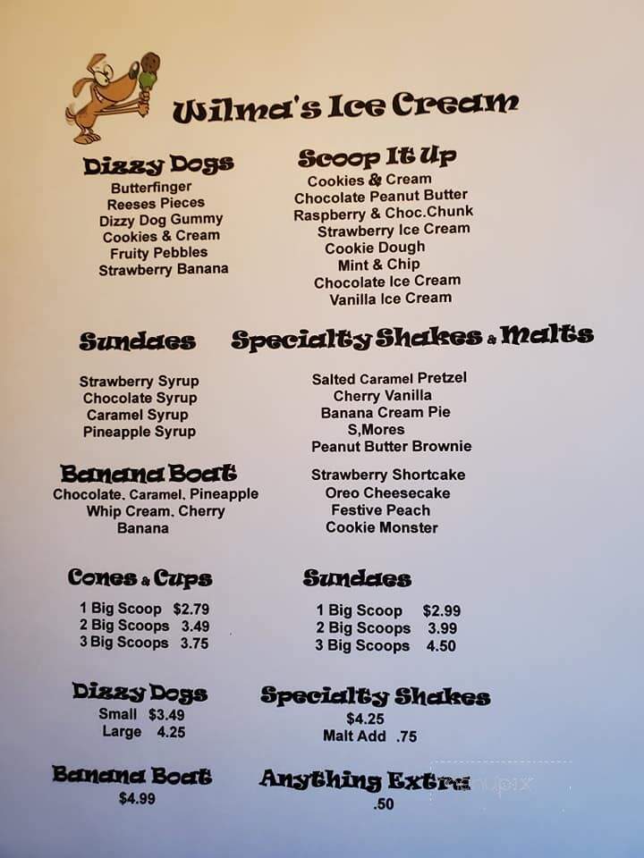 Sned's Raceway Cafe - Newton, IA menu_pic