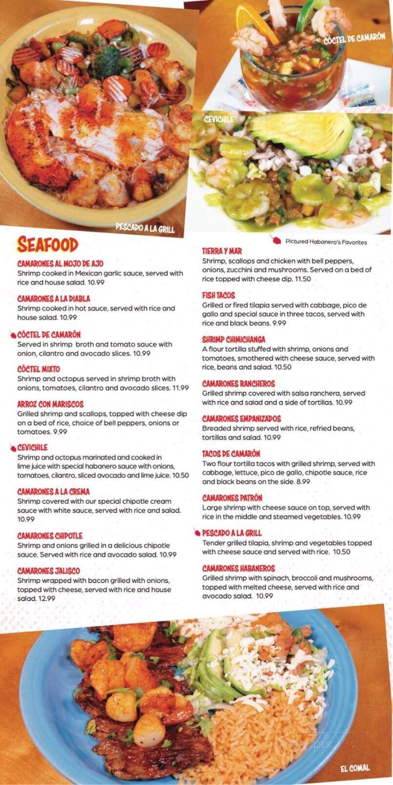Habaneros Mexican Grill - Carthage, MO menu_pic