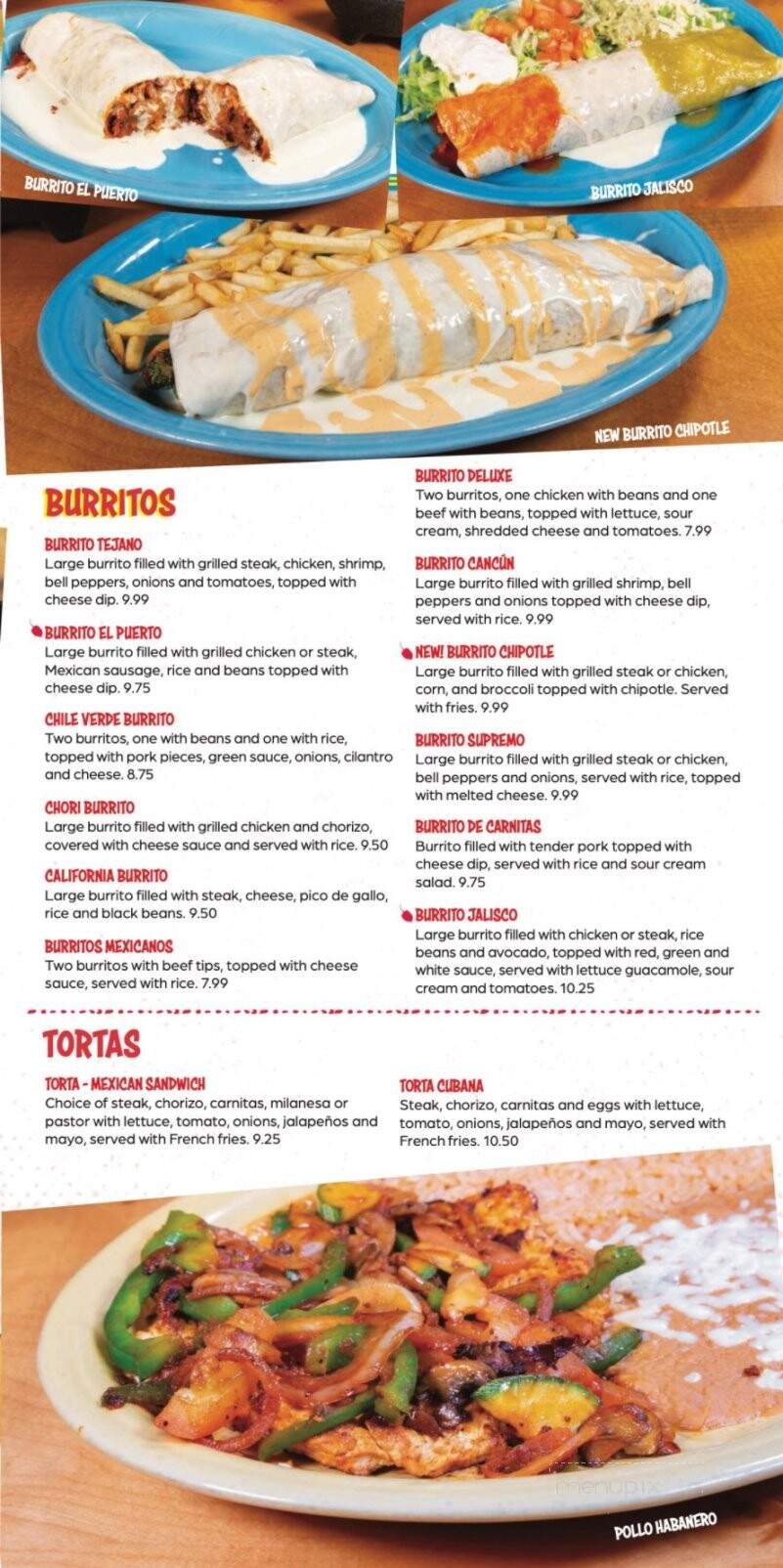 Habaneros Mexican Grill - Carthage, MO menu_pic