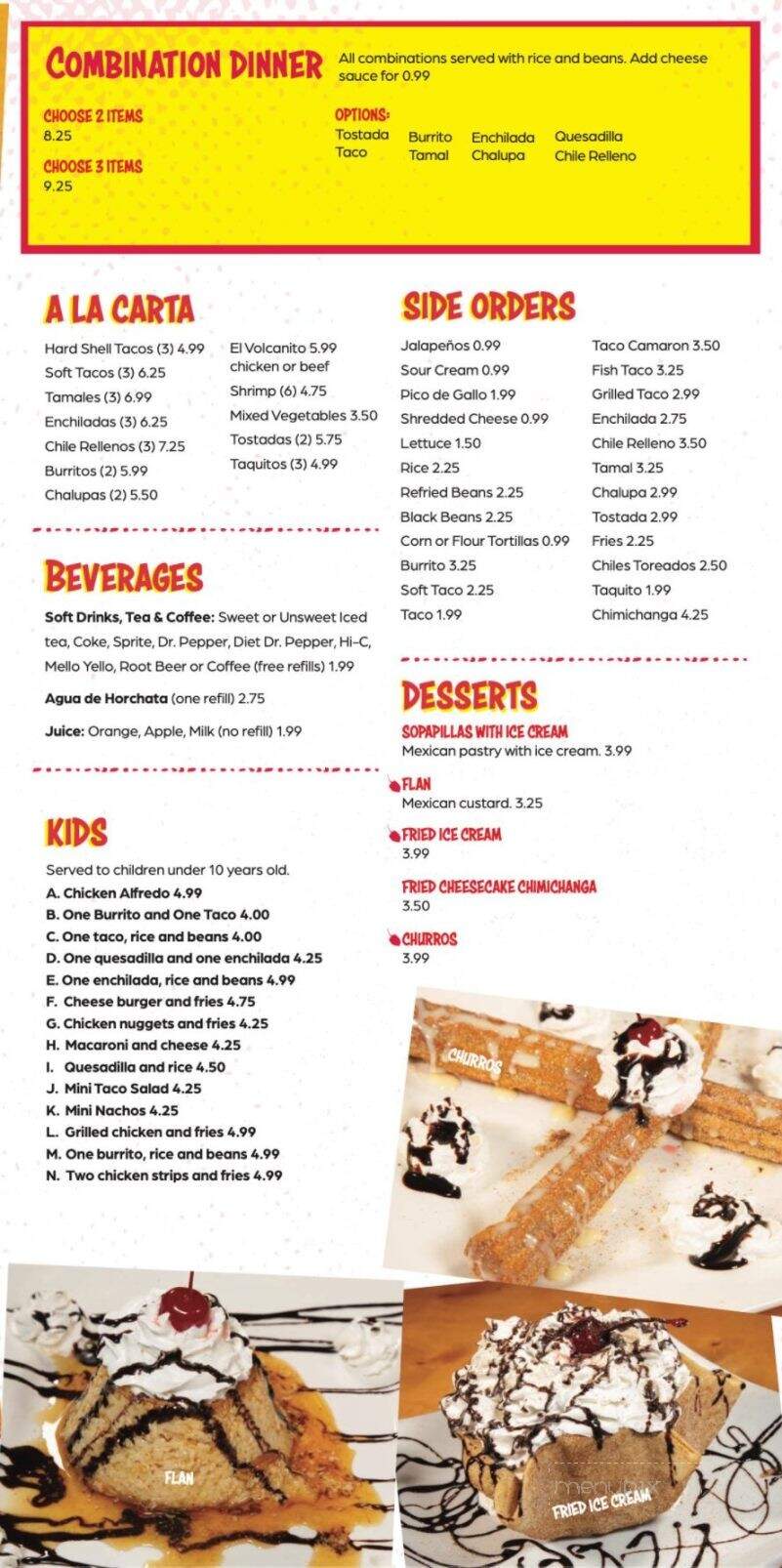 Habaneros Mexican Grill - Carthage, MO menu_pic