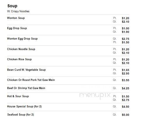 Hot Wok - Sylvester, GA menu_pic