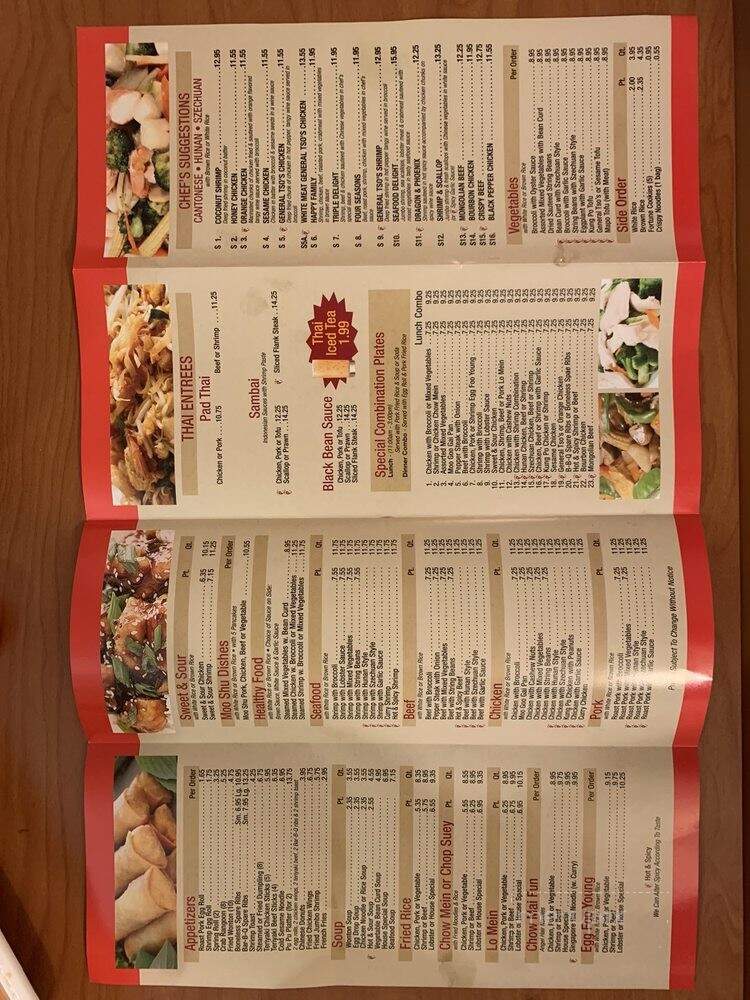 Jin's Asian Cuisine - Cumberland, MD menu_pic