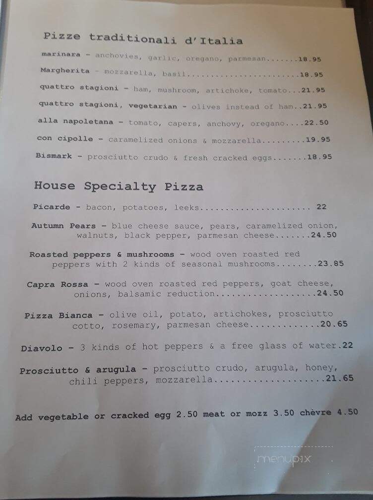 Joe's Wood Fired Pizza - Langley, WA menu_pic