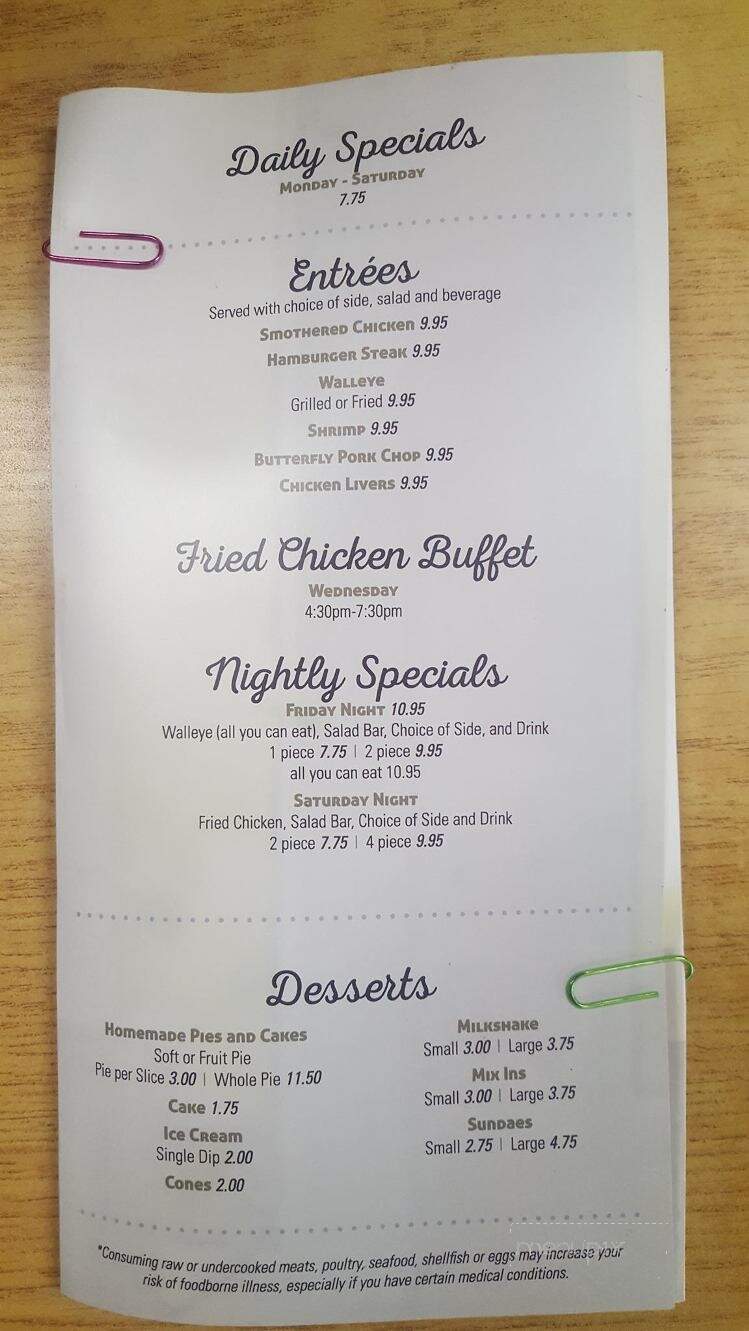 Judy's Kitchen - Cerro Gordo, IL menu_pic