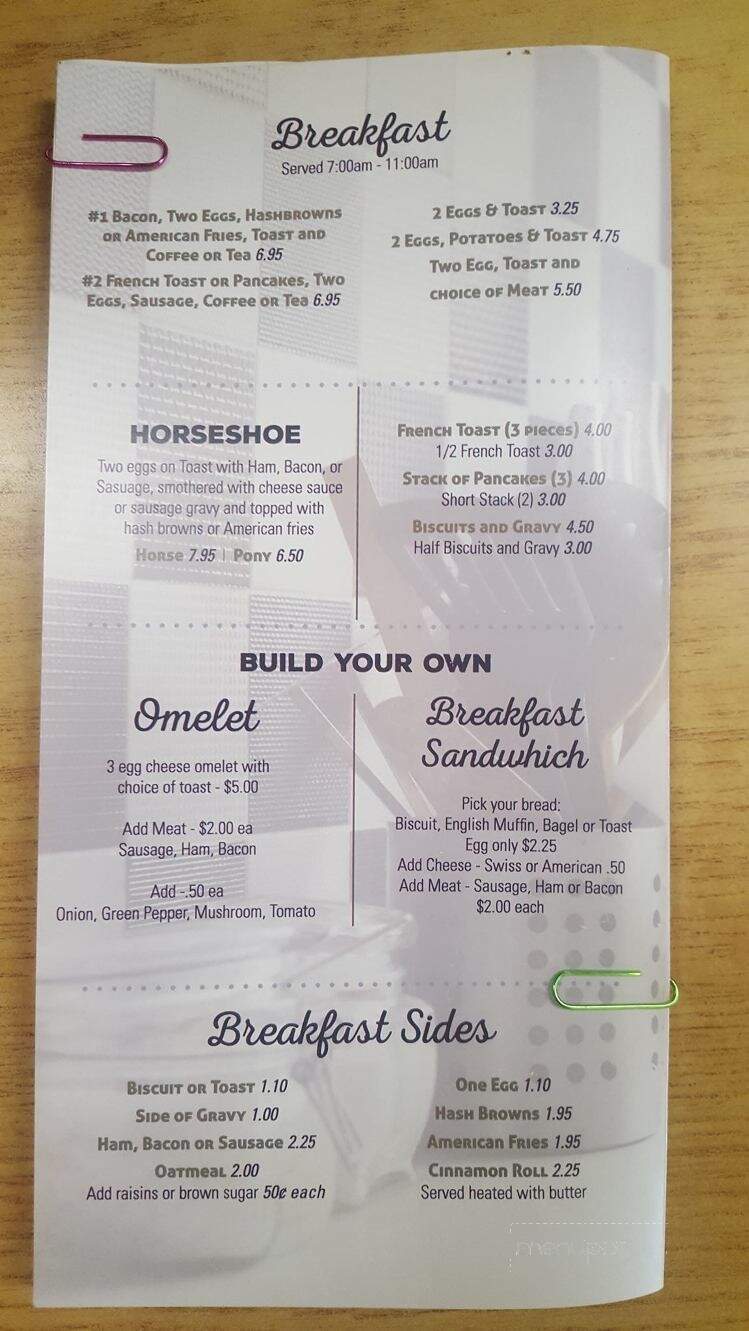 Judy's Kitchen - Cerro Gordo, IL menu_pic