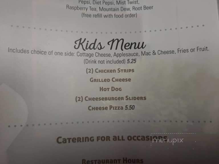 Judy's Kitchen - Cerro Gordo, IL menu_pic