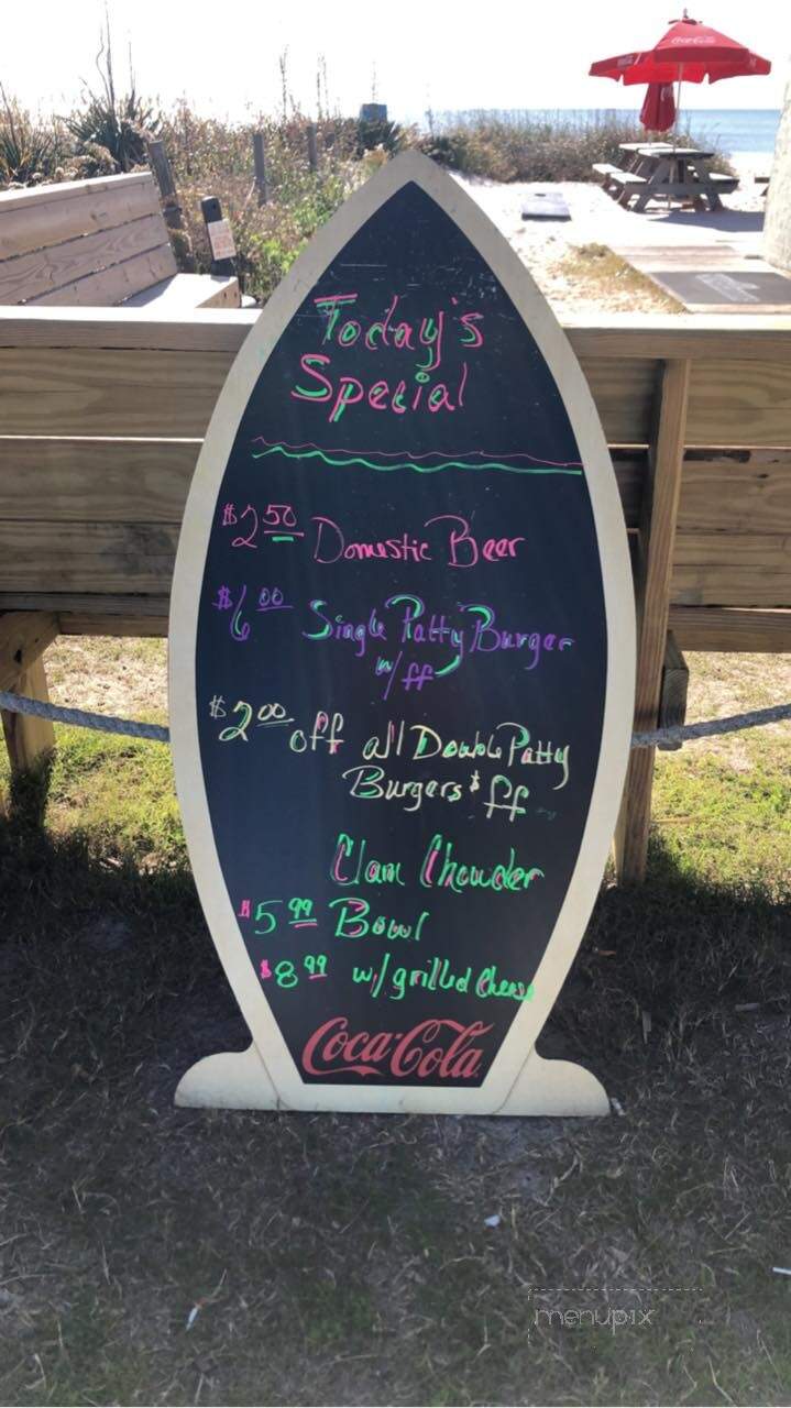 Lazy Turtle Bar & Grill - Oak Island, NC menu_pic