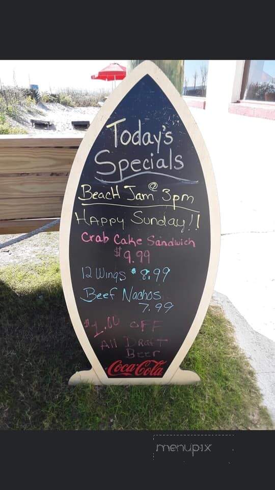 Lazy Turtle Bar & Grill - Oak Island, NC menu_pic