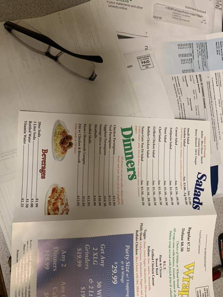 Little Italy Pizzeria - Granby, MA menu_pic