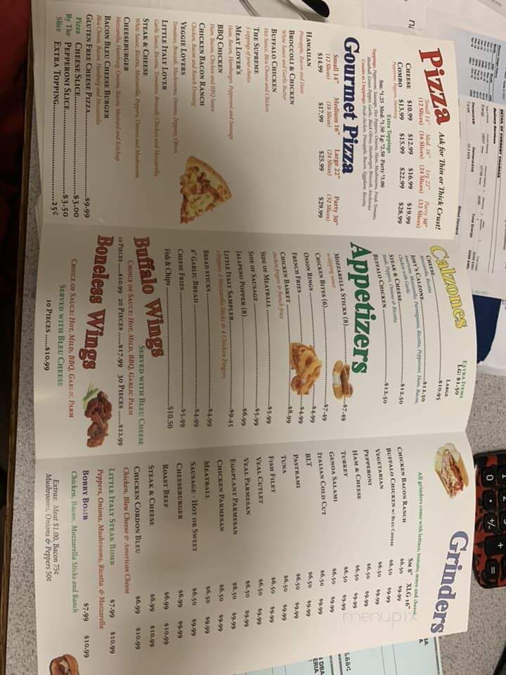 Little Italy Pizzeria - Granby, MA menu_pic
