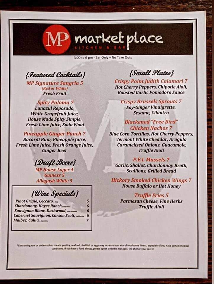 Market Place Kitchen and Bar - Woodbury, CT