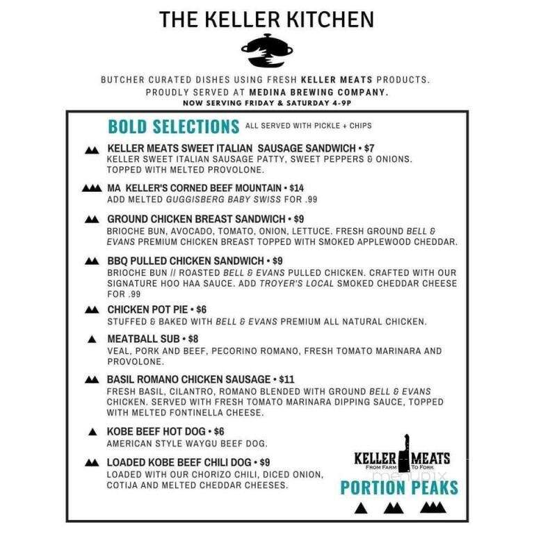 Medina Brewing Company - Medina, OH menu_pic