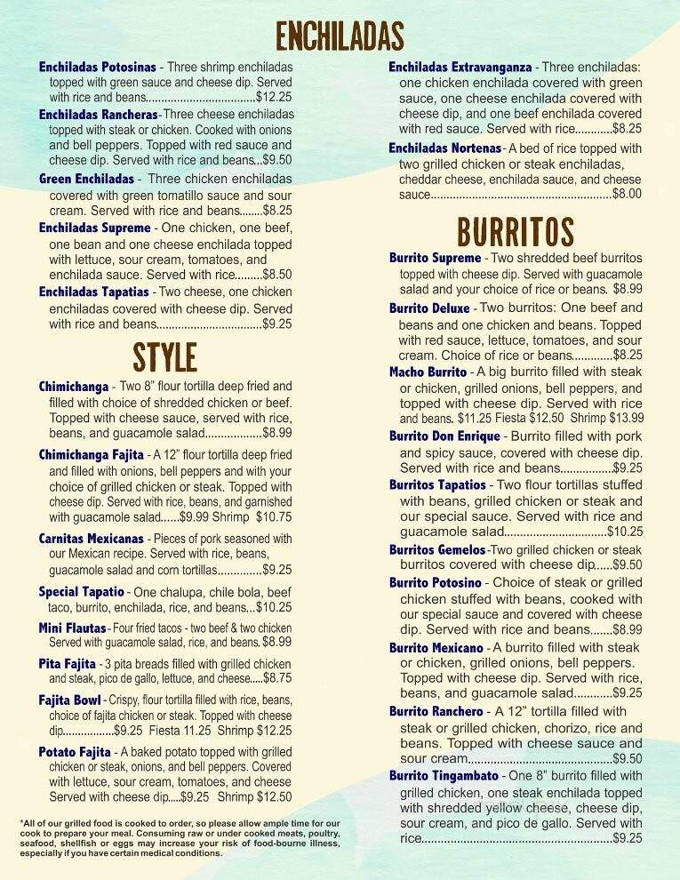 Mi Pueblito - Huntingdon, TN menu_pic