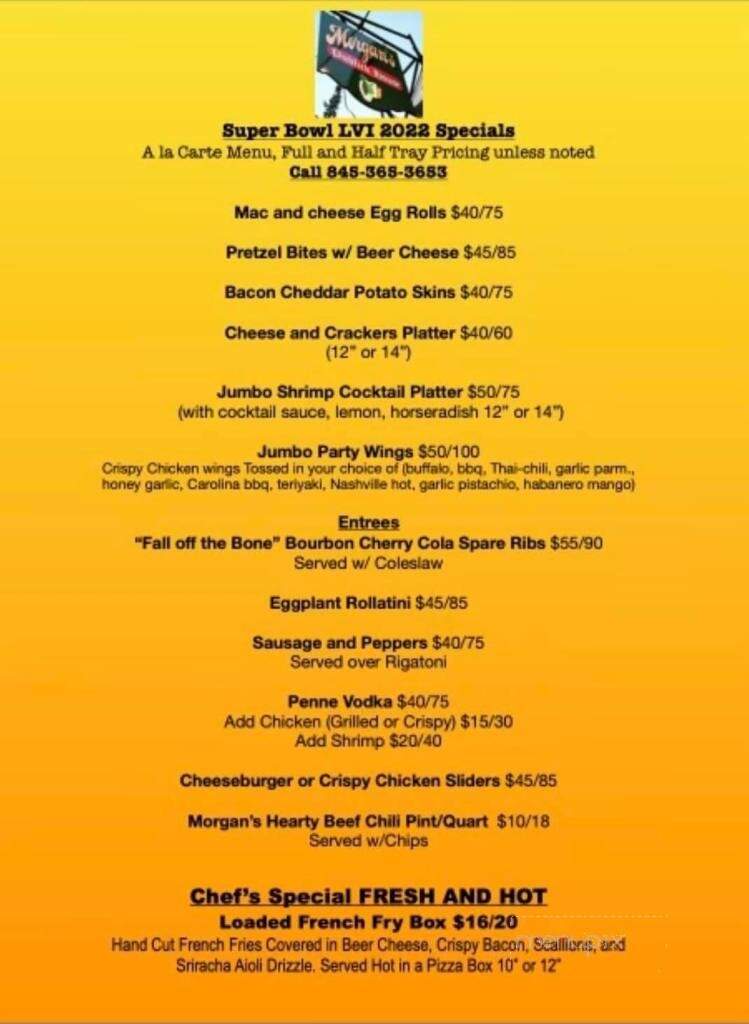 Morgans Publick House - Tappan, NY menu_pic