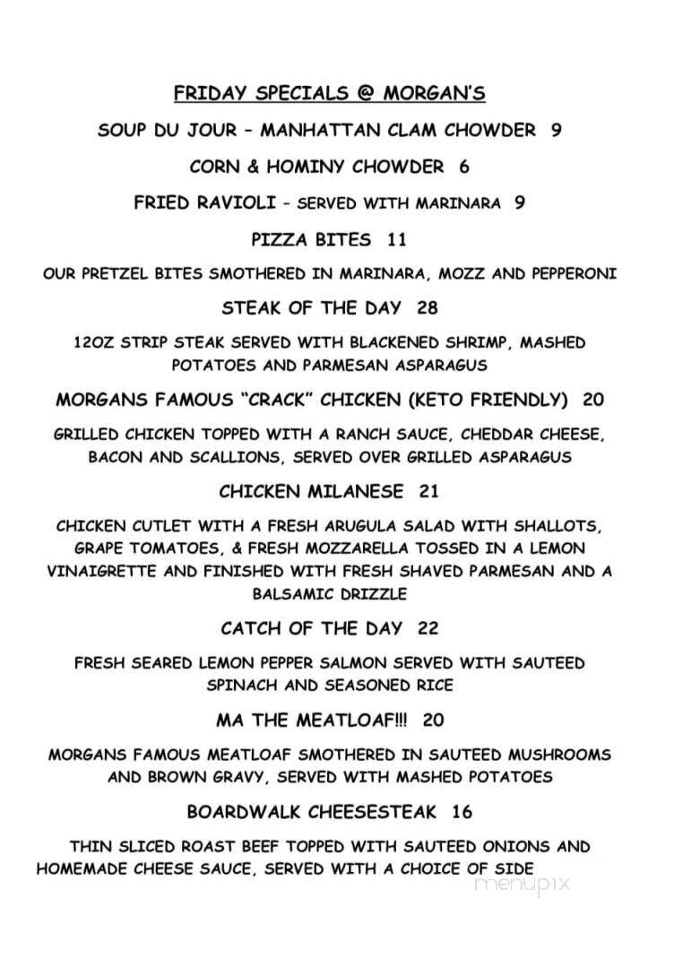 Morgans Publick House - Tappan, NY menu_pic