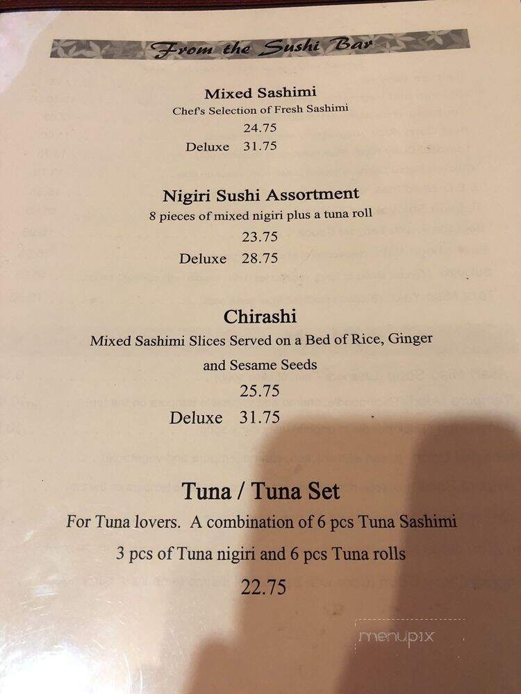 Ninja Sushi - Walnut, CA menu_pic