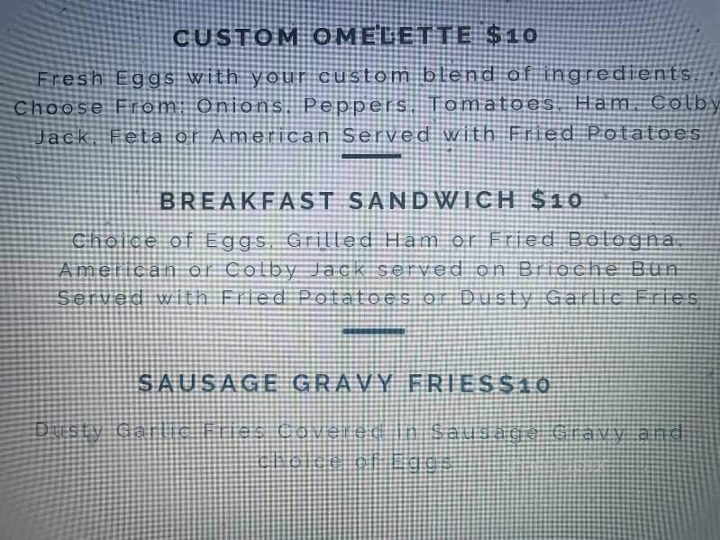 Over The Top Chef - Rochelle, VA menu_pic