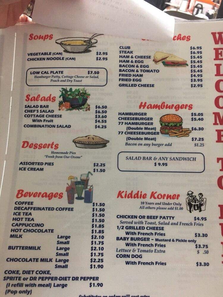 Rubys Inn & Restaurant - Purcell, OK menu_pic