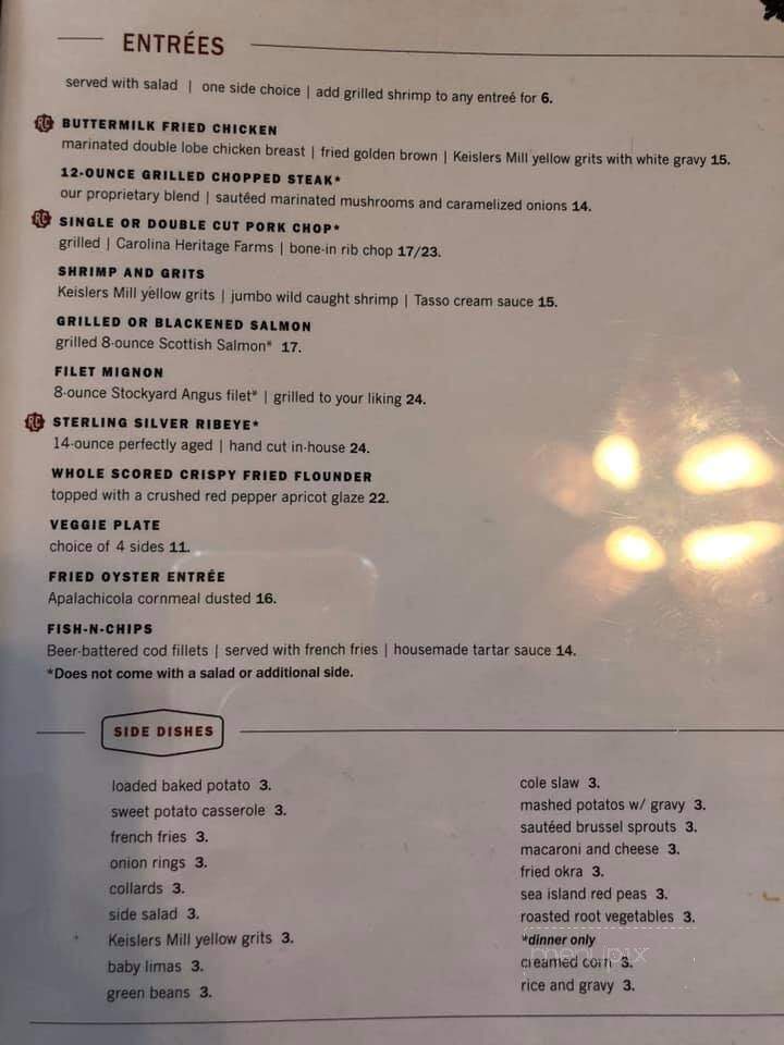 Root Cellar - Batesburg, SC menu_pic
