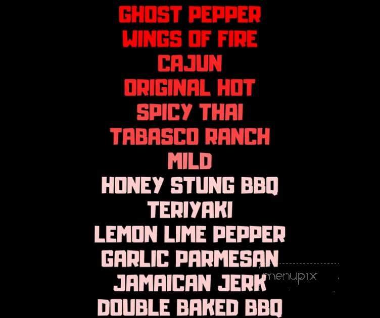 Wing Dinger's - Mineola, TX menu_pic