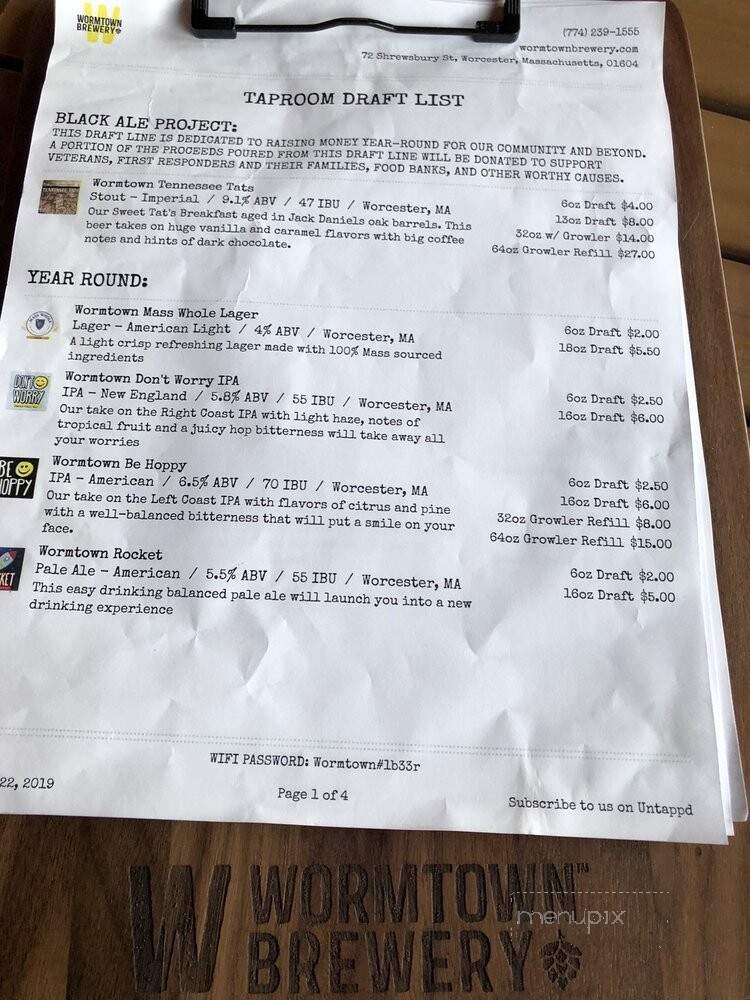 Wormtown Brewery - Worcester, MA