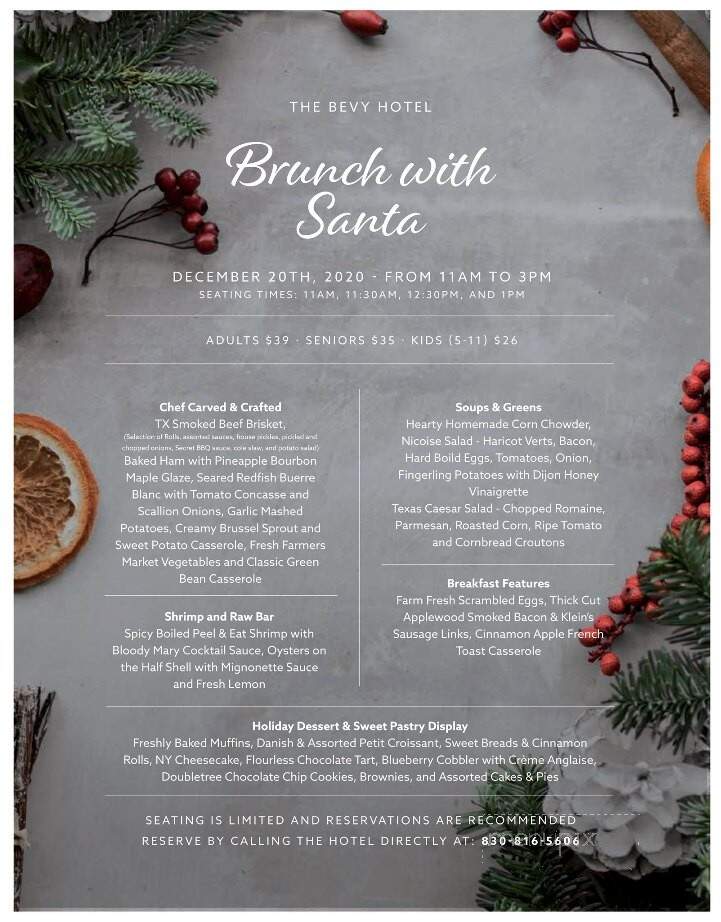 The Bevy - Boerne, TX menu_pic