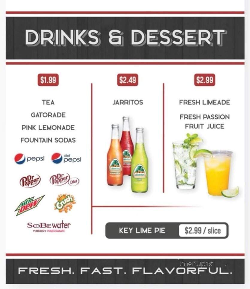 Mission Grill - Anderson, SC menu_pic