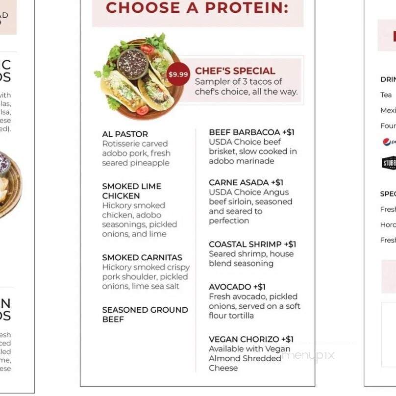 Mission Grill - Anderson, SC menu_pic