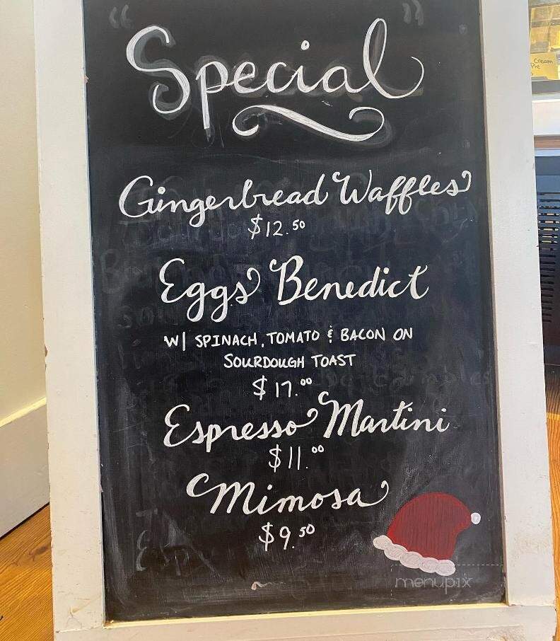 Samuel's Coffee House - Summerside, PE menu_pic
