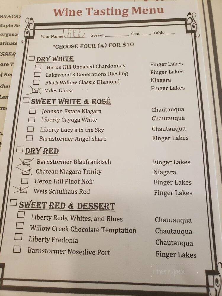 Six Friends Cabernet - Lancaster, NY menu_pic