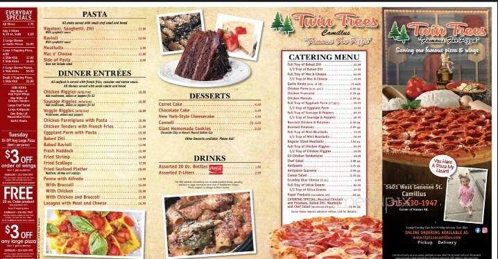 Twin Trees Camillus - Camillus, NY menu_pic
