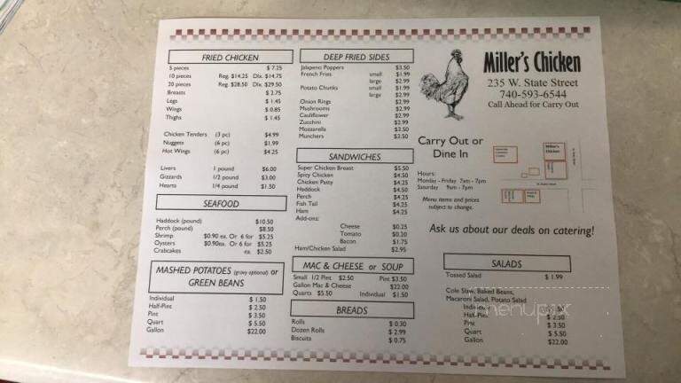 Miller's Chicken - Athens, OH