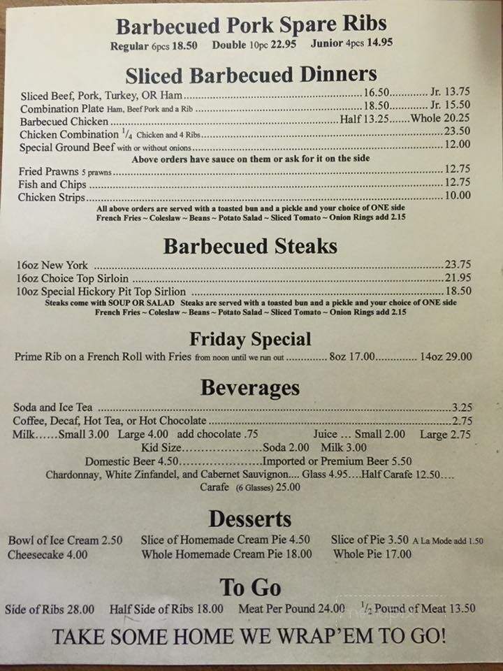 Barney's Hickory Pit - Concord, CA menu_pic