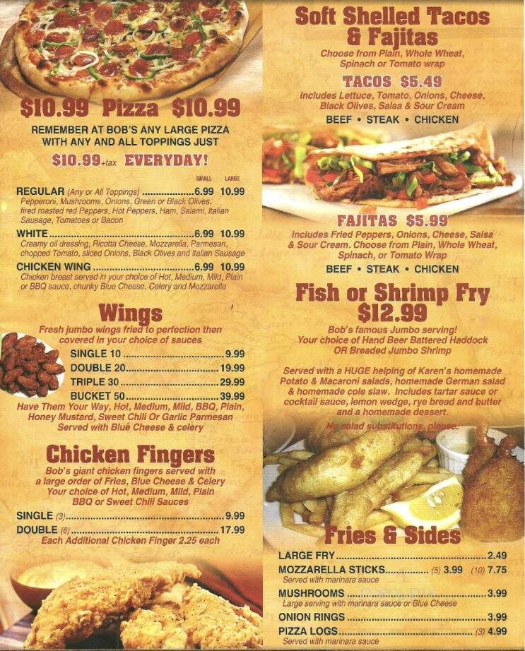 Bob's New York Deli - West Falls, NY menu_pic