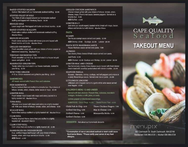 Cape Quality Seafood Market - South Dartmouth, MA