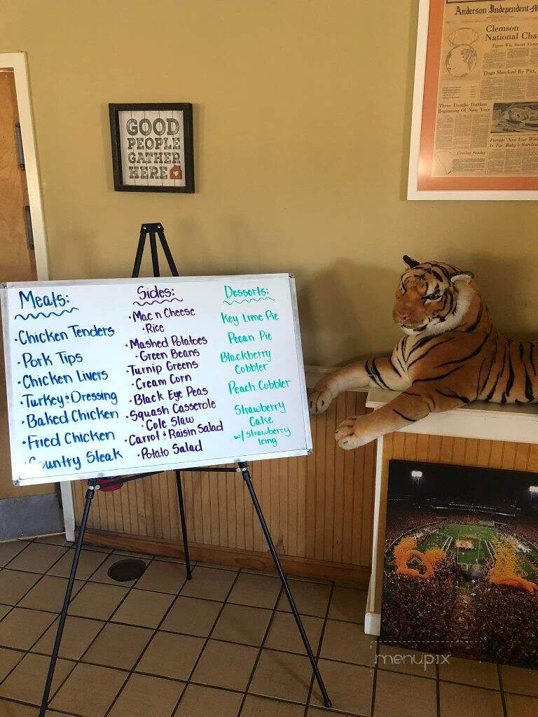 Dyar's Diner - Pendleton, SC menu_pic