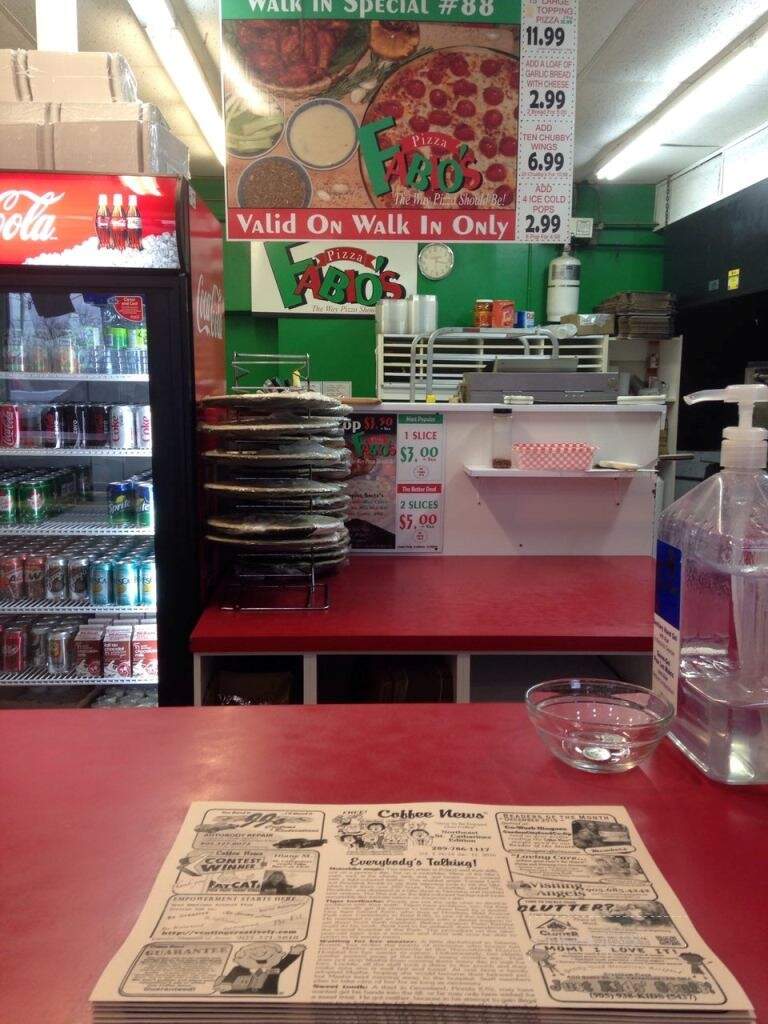 Fabio's Pizza - St. Catharines, ON menu_pic