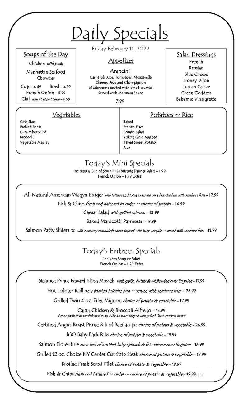 Plaza Diner Restaurant - Shelton, CT menu_pic