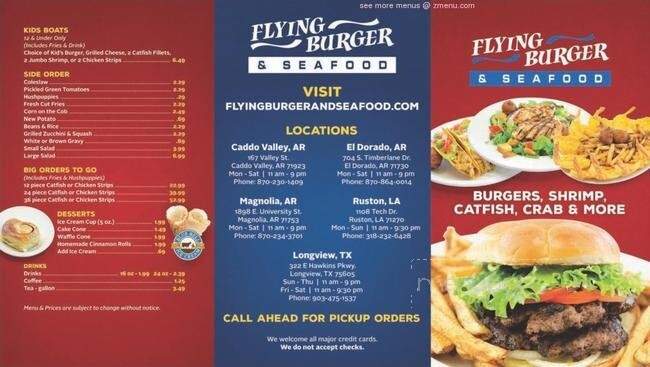 Flying Burger & Seafood - Caddo Valley, AR